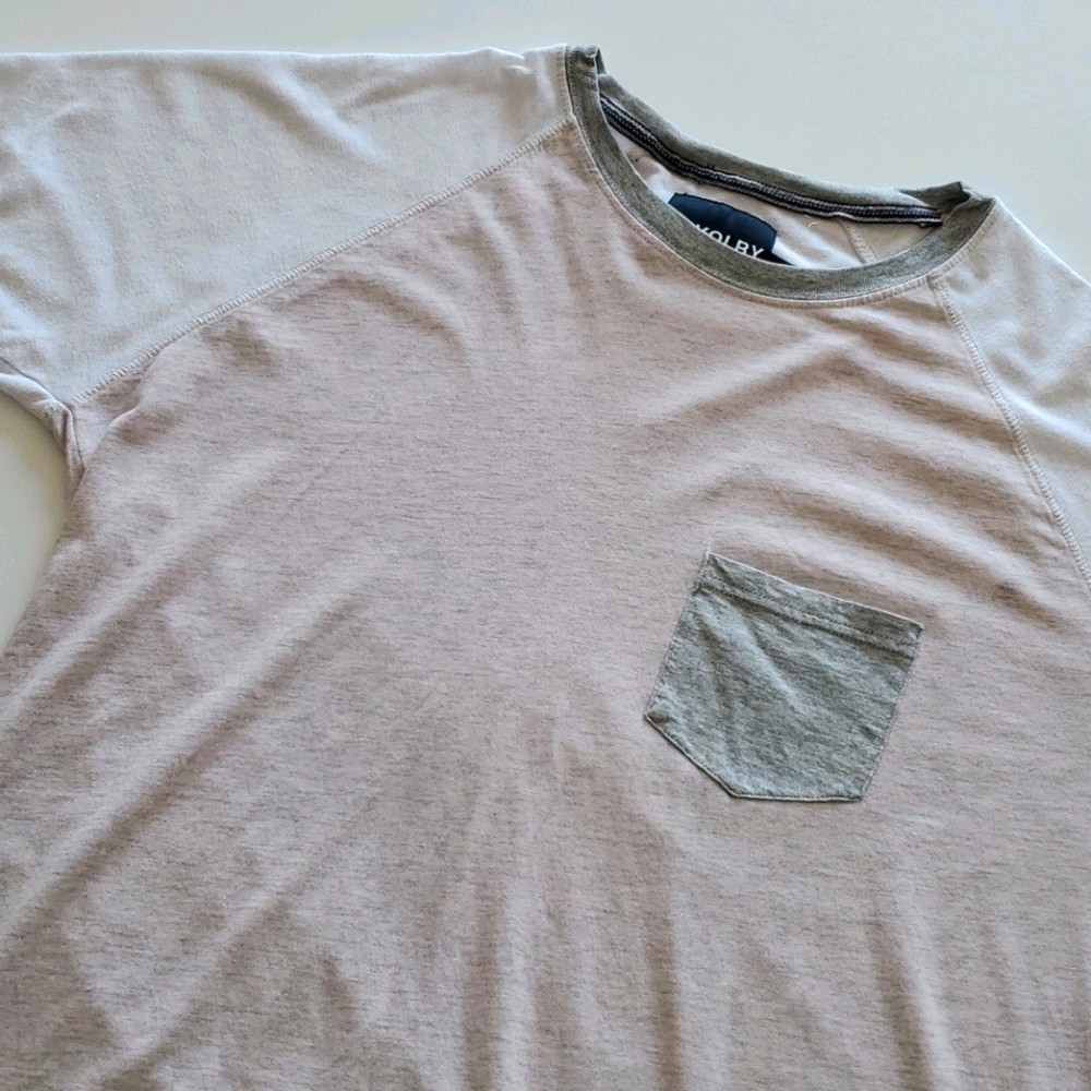 Kolby Two-Tone Pocket Tee